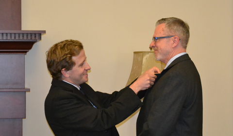 Toner Awarded ‘Knight in the Order of Academic Palms’ from France
