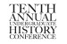 Undergraduate History Conference Includes Alumni Panel on Careers, April 14-15
