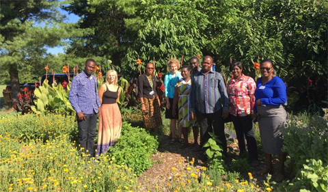 Food Studies and OHIO Student Farm Host Ghanaian Scholars