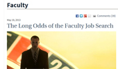 Chronicle: The Long Odds of the Faculty Job Search