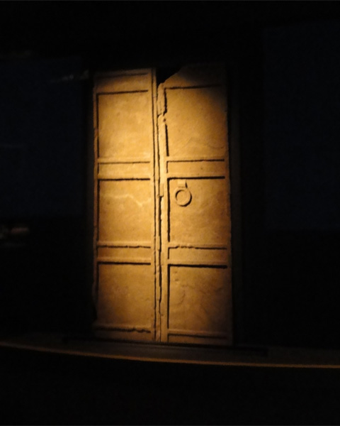 Doors found in the Heroon of Aeneas.