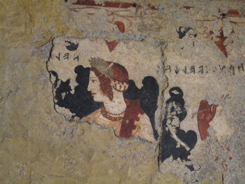 Painting from within the Tomb of Orcus.