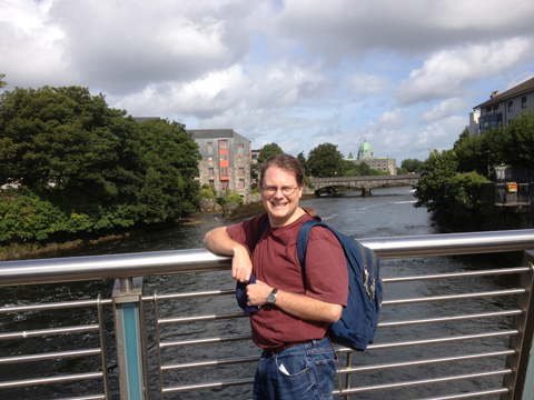 Steve Scanlan River Corrib with Galway Cathedral