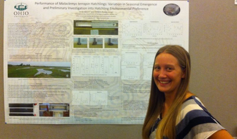 Kitson Presents on ‘Performance of Malaclemys terrapin Hatchlings: Variation in Seasonal’