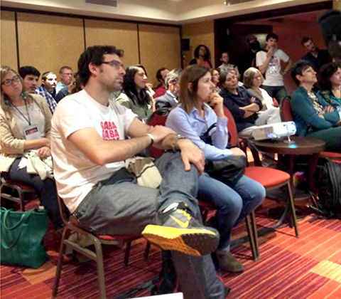 Audience members at workshop in Mendoza