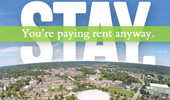 Stay: You're Paying Rent Anyway graphic