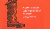 9th undergraduate history conference