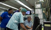 Lawrence Livermore National Laboratory researchers use the Edwards Accelerator Lab.