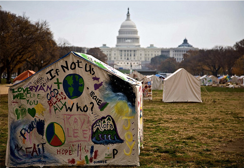 Tents for Hope outside the Capitol Building in Washington D.C.
