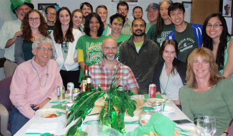 Molecular and Cellular Biology seminar and St. Patrick's Day celebration.