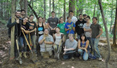 Field School of Ohio Archaeology group in Summer 2015
