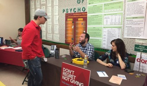 The Psychology Advising Fair held in October.