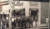 1970 student protest in front of Beckley's