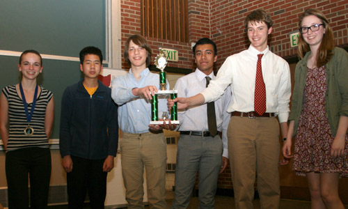 Athens High School students First Place