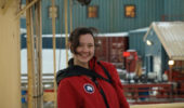 Amanda Biederman at Palmer Station in Antarctica