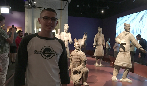 The Field Museum’s China’s First Emperor and His Terracotta Warriors display includes a selection of the famous Terracotta Warriors which, for 2,000 years, were buried in Shaanxi Provence near Xian, China, in the pits near the mausoleum of Qin Shi Huang, the First Emperor of China.