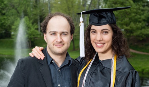 J. Elliott Casal and Alba Garcia Alonso, now earning Ph.D.s at Penn State