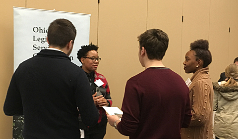 Alum Tynita White at the College of Arts & Sciences Career and Networking Week