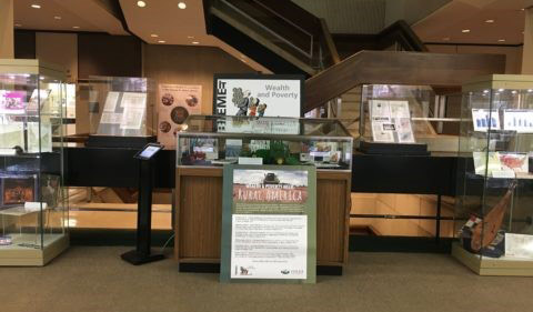 Rural America Exhibit in Alden library
