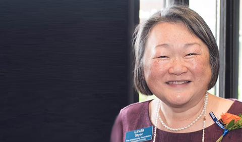 A smiling Linda Ong Styer