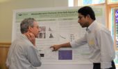 Ph.D. student Nilaj Chakrabarty discussed his work with invited keynote speaker and OSU professor Anthony Brown.