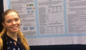 Kristina Carter presents a poster at the 8th Annual Conference of the Society for Judgment  and Decision Making in Vancouver, Canada.