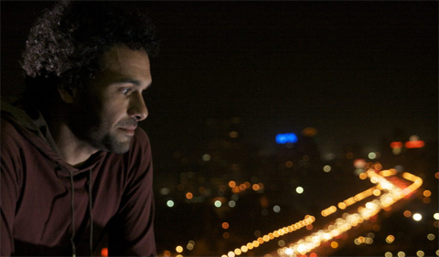 Director Tamer El Said, portrait at night
