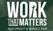 Career Corner | Work That Matters: Non-Profit and Service Fair, Oct. 10
