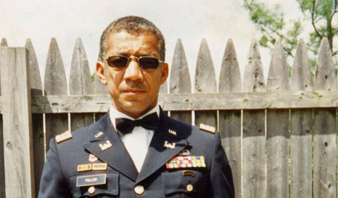 Lt. Col. Fuller in 1990, U.S. Army retirement day. He retired from the U.S. Army following nearly 23 years of active military service.