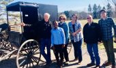 Margaret Gatonye, second from left, conducted several farm visits together with the Rural Action team to understand and learn from the Amish growers.