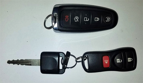 Photo of car keys
