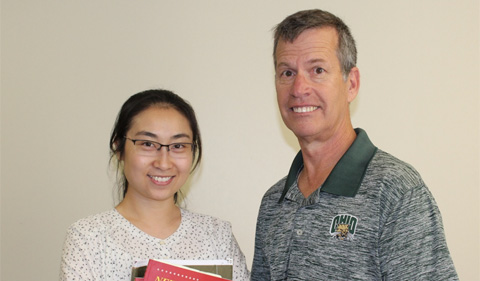 Joseph Kittle and his Chinese language instructor Lu Cao
