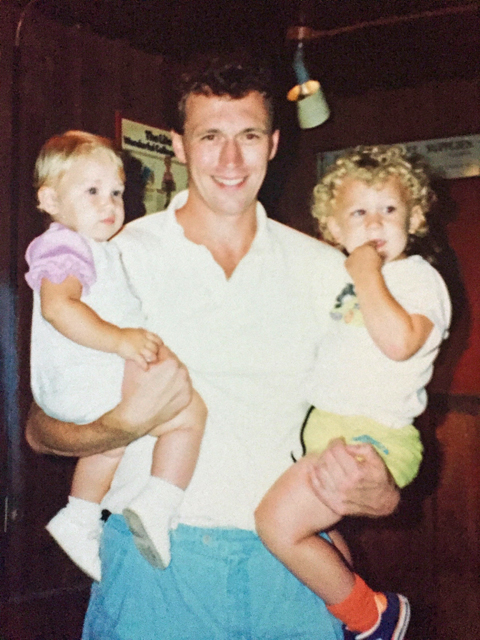 my ‘favorite memory’ which is me with my two children at Tony’s (that’s right) circa 1991…got a PhD and two dependents in 4 years!