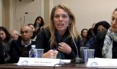 Haley Duschinski testifies at a Congressional hearing on Kashmir.