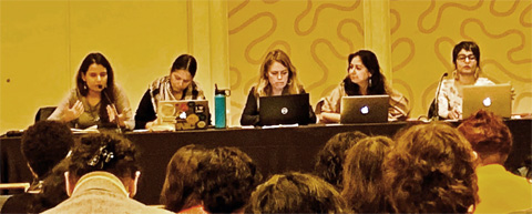 Presidential roundtable at the National Women’s Studies Association meeting in San Francisco.