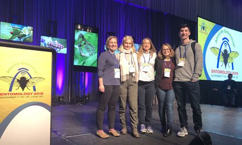 Group photo of OHIO delegation at Entomological Society of America