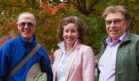 From left, James Stratman, Michelle O’Malley and David Bell