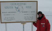 Dr. Ryan Fogt at the Geographic South Pole