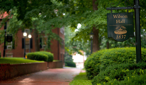 Wilson Hall on College Green