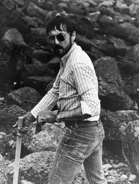 Gar Rothwell Collecting on the Wittider Scotland in 1982.