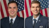 From left: Second Lieutenant Ethan R. Black and Second Lieutenant T. Aidan Pitts