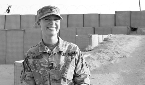 Capt. Erin Muri, portrait in uniform