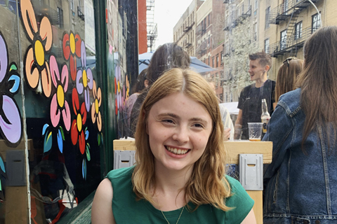 Alumni News | Hannah Koerner fills her NYC apartment and career with books